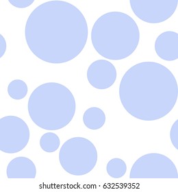 Vector illustration of seamless pattern with dots.