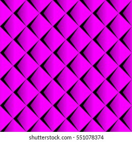 Vector illustration of seamless pattern with gradient on pink background. The pattern resembles the scales. It can be used in the design of cloth, packaging, wrapping paper, wallpaper, etc.