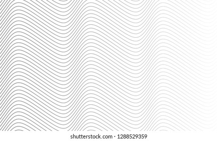Vector Illustration of the seamless pattern of gray lines on white background. EPS10.