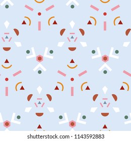 Vector illustration of seamless pattern of kaleidoscope