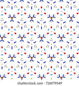 Vector illustration of seamless pattern of kaleidoscope