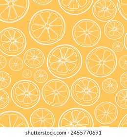 Vector illustration. Seamless pattern. Linen fabric print pop. textile