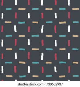 Vector illustration of seamless pattern with lines.