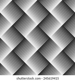Vector Illustration Of Seamless Pattern Made Of Pointed, Sharp Shapes. Eps 10 Vector.