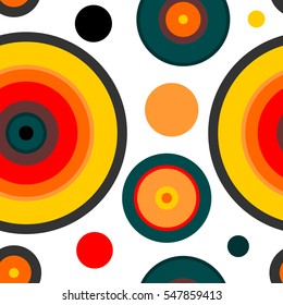 Vector illustration of seamless pattern on white background. It can be used in the design of cloth, packaging, wallpaper, etc.