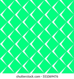 Vector illustration of seamless pattern on emerald background. The pattern resembles the scales. It can be used in the design of cloth, packaging, wrapping paper, wallpaper, etc.