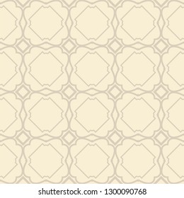 Vector Illustration. Seamless Pattern With Ornament, Decorative Border. Design For Print Fabric, Wallpaper, Interior deocoration.