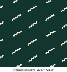 Vector illustration. Seamless pattern of plant leaves. Print for fabric and wallpaper.