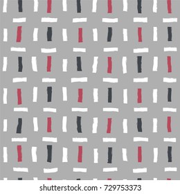 Vector illustration of seamless pattern with stripes.