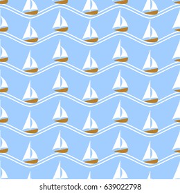 Vector illustration seamless pattern for traveling.