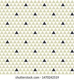 Vector illustration of seamless pattern with triangle.