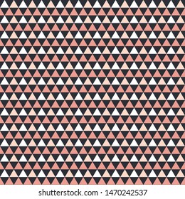 Vector illustration of seamless pattern with triangle.