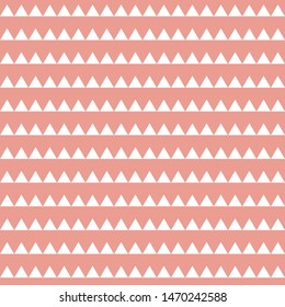 Vector illustration of seamless pattern with triangle.