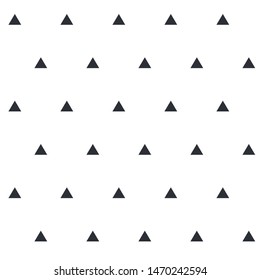 Vector illustration of seamless pattern with triangle.