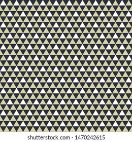Vector illustration of seamless pattern with triangle.