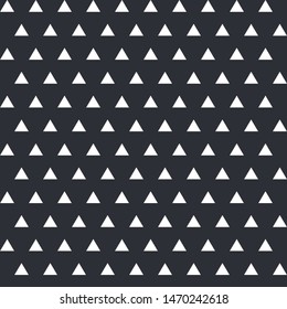 Vector illustration of seamless pattern with triangle.