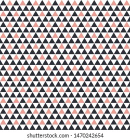 Vector illustration of seamless pattern with triangle.