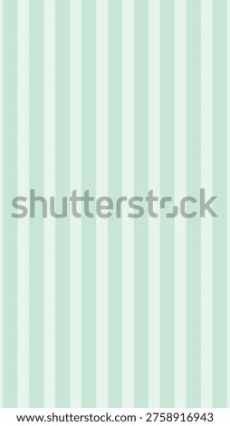 Vector illustration of a seamless pattern with vertical mint green and white stripes. Simple and elegant design for backgrounds or textiles. Mobile wallpaper background.