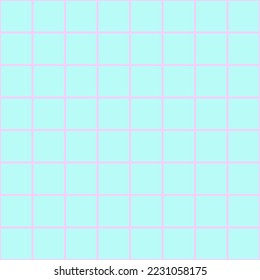 vector illustration Seamless pink checkered pattern repeating pattern on blue plaid background for wrapping paper, texture design, background, and other design projects.