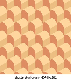 Vector illustration of a seamless repeating geometric pattern. 