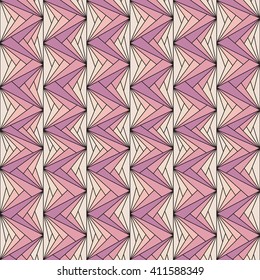 Vector illustration of a seamless repeating geometric pattern. Geometric pattern in the form of a triangular for fabrics