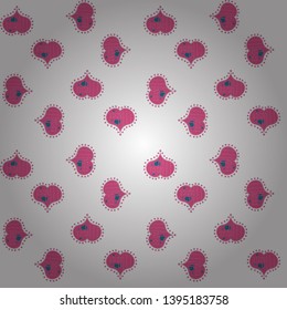 Vector illustration. Seamless of retro comic with LOVE expression text. Cute white, pink and neutral colors elements. Valentine':s day print. Vintage design, pop art style.
