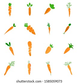 Vector illustration of seamless texture with carote.Seamless carrot background. Can be used for wallpaper, web page background, surface textures.