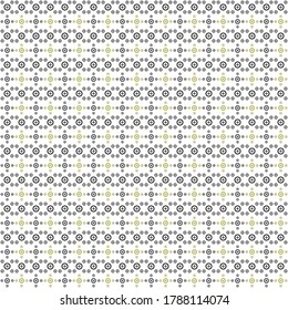 Vector illustration of the seamless texture (round many-colored figure)
