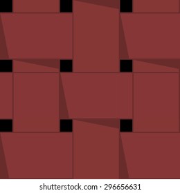 Vector illustration of seamless tile red