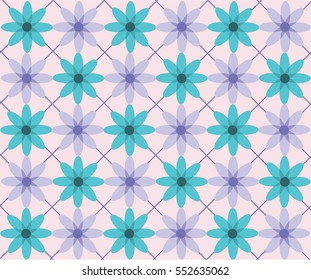 Vector Illustration  Seamless vintage pattern