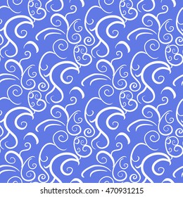 Vector illustration of the seamless wave background.