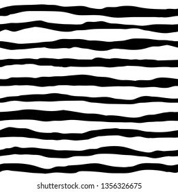 Vector illustration of seamless zebra pattern. Simple background