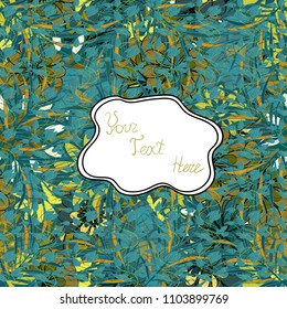 Vector illustration. Seamless.Falling autumn and summer leaves natural background. Colorful foliage.
