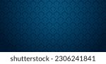 vector illustration seamlessly patterns dark blue damask wallpaper for Presentations marketing, decks, Canvas for text-based compositions: ads, book covers, Digital interfaces, print design templates