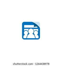 Vector illustration of search concept with office paper notes and magnifying glass. search document logo icon vector design.