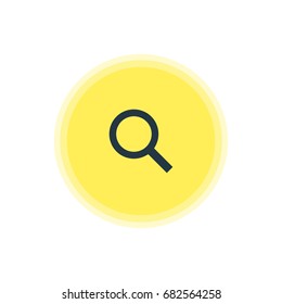 Vector Illustration Of Search Icon. 