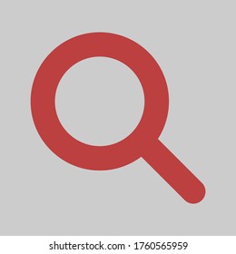 Ilustración vectorial del gráfico de iconos de búsqueda. se puede usar como un icono en el sitio web o similar.
