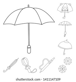 Vector illustration of season and open icon. Set of season and safety vector icon for stock.