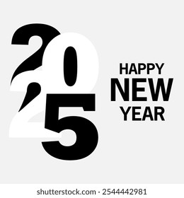 vector illustration of seasons greetings background for Happy New Year 2025