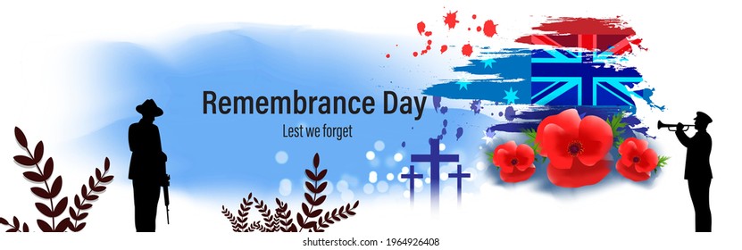 vector illustration for second world war remembrance day-lest we forget