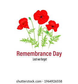 vector illustration for second world war remembrance day-lest we forget