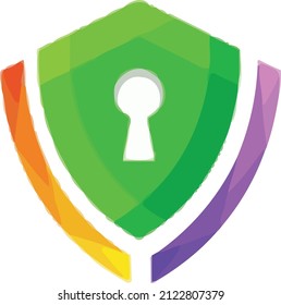 Vector Illustration of secure or security logo 