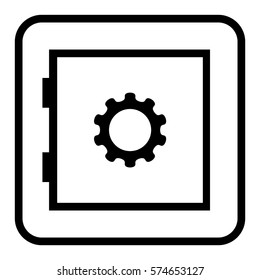 Vector Illustration of Security Devices Icon
