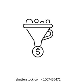 vector illustration of seo modern icon