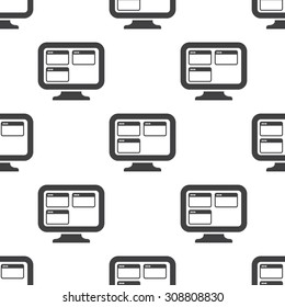 vector illustration of  seo modern icon