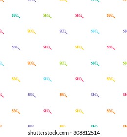 vector illustration of  seo modern icon