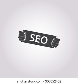 vector illustration of  seo modern icon