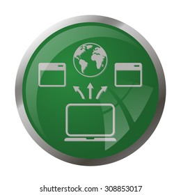 vector illustration of  seo modern icon