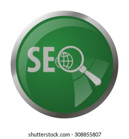 vector illustration of  seo modern icon