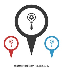 vector illustration of  seo modern icon